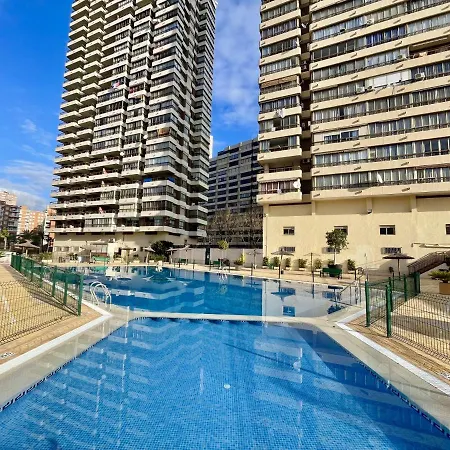아파트 Acuarium 2 Levante Beach 베니돔